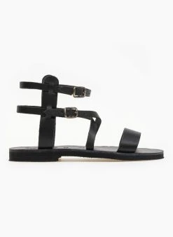 Σανδάλια δερμάτινα με πολλά λουράκια Iris - Μαύρο 14 Σανδάλια δερμάτινα με πολλά λουράκια Iris - Μαύρο -The Fashion Project κατάστημα dermatina gladiator sandalia me diplo desimo 90991 nydw