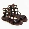 Σανδάλια δερμάτινα με πολλά λουράκια Iris - Καφέ -The Fashion Project κατάστημα dermatina gladiator sandalia me diplo desimo 90992 b19d
