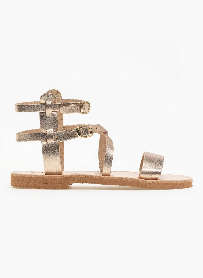 Σανδάλια δερμάτινα με πολλά λουράκια Iris - Mocha 9 Σανδάλια δερμάτινα με πολλά λουράκια Iris - Mocha - Image 7