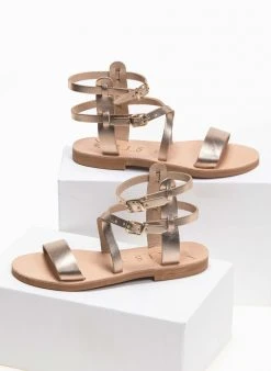 Σανδάλια δερμάτινα με πολλά λουράκια Iris - Mocha 13 Σανδάλια δερμάτινα με πολλά λουράκια Iris - Mocha -The Fashion Project κατάστημα dermatina gladiator sandalia me diplo desimo 90993 e7uf
