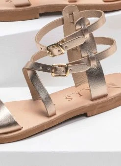 Σανδάλια δερμάτινα με πολλά λουράκια Iris - Mocha 14 Σανδάλια δερμάτινα με πολλά λουράκια Iris - Mocha -The Fashion Project κατάστημα dermatina gladiator sandalia me diplo desimo 90993 gh6u