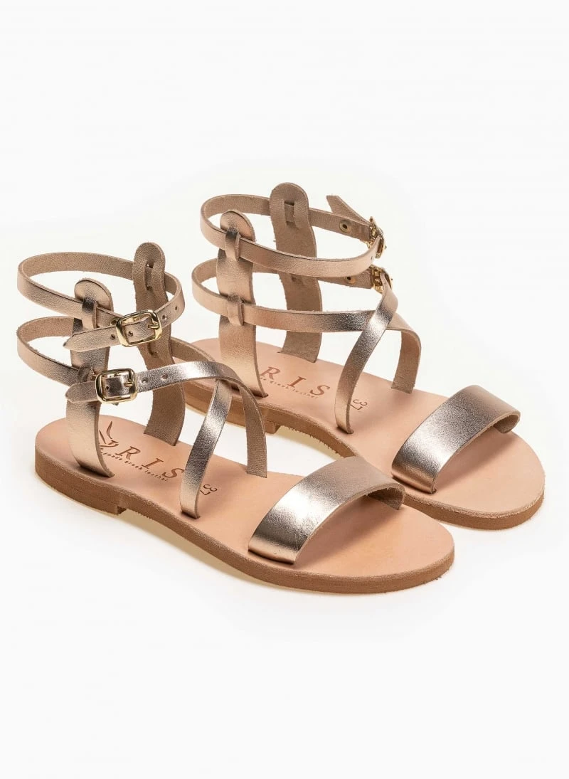 Σανδάλια δερμάτινα με πολλά λουράκια Iris - Mocha 6 Σανδάλια δερμάτινα με πολλά λουράκια Iris - Mocha - Image 4