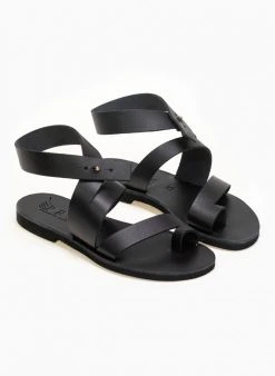 Σανδάλια δερμάτινα με ιδιαίτερο κούμπωμα Iris - Μαύρο 10 Σανδάλια δερμάτινα με ιδιαίτερο κούμπωμα Iris - Μαύρο -The Fashion Project κατάστημα dermatina isia pedila me idiaitero koumpwma 91018 w4fv