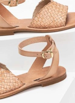 Σανδάλια δερμάτινα με πλεκτό Pattern Iris - Φυσικό 7 Σανδάλια δερμάτινα με πλεκτό Pattern Iris - Φυσικό -The Fashion Project κατάστημα dermatina isia pedila me plekto pattern 90963 uucr