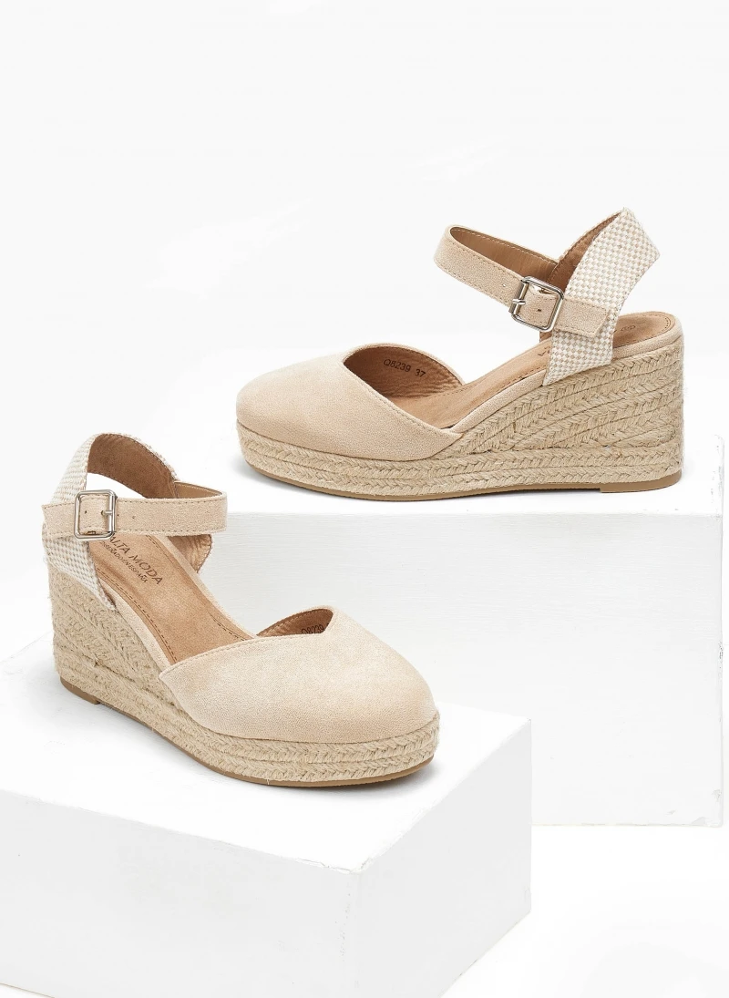 The Fashion Project Εσπαντρίγιες Platform Suede - Μπεζ 6 The Fashion Project Εσπαντρίγιες Platform Suede - Μπεζ - Image 4