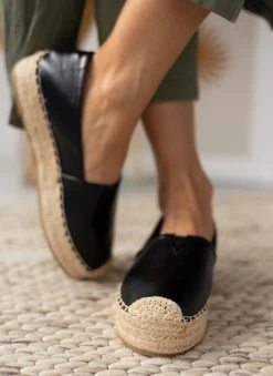 The Fashion Project Εσπαντρίγιες δερματίνη με σχοίνινη σόλα - Μαύρο 12 The Fashion Project Εσπαντρίγιες δερματίνη με σχοίνινη σόλα - Μαύρο -The Fashion Project κατάστημα espantrigies dermatini me sxoinini sola 110522 jlcp