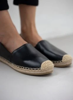 The Fashion Project Εσπαντρίγιες φλατ μονόχρωμες - Μαύρο