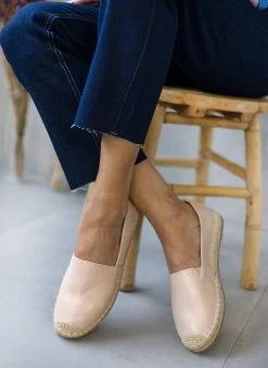 The Fashion Project Εσπαντρίγιες φλατ μονόχρωμες - Nude -The Fashion Project κατάστημα espantrigies flat monoxrwmes 110539 8tid