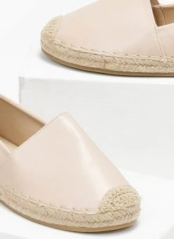 The Fashion Project Εσπαντρίγιες φλατ μονόχρωμες - Nude -The Fashion Project κατάστημα espantrigies flat monoxrwmes 110539 93em