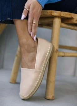 The Fashion Project Εσπαντρίγιες φλατ μονόχρωμες - Nude