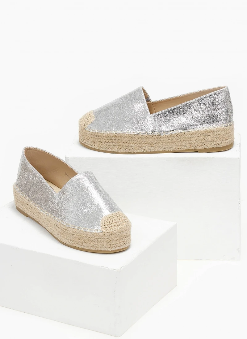 The Fashion Project Εσπαντρίγιες μεταλιζέ δίπατες - Ασημί 4 The Fashion Project Εσπαντρίγιες μεταλιζέ δίπατες - Ασημί - Image 2