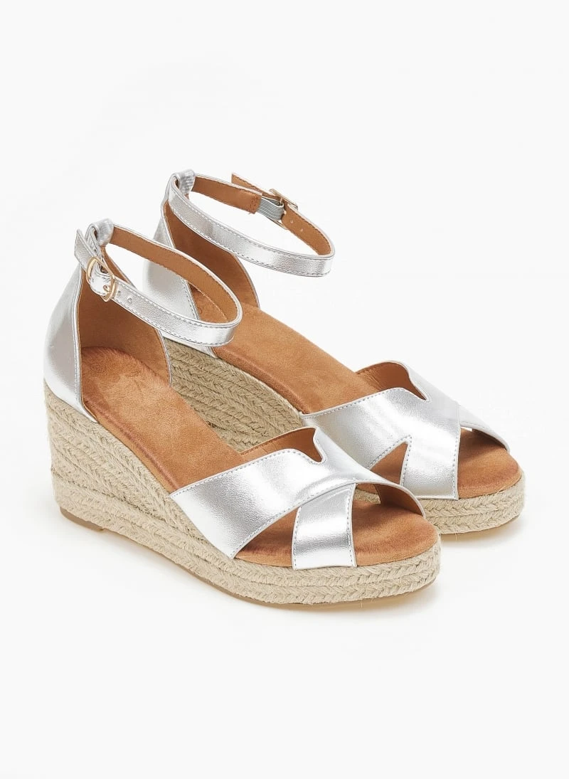 The Fashion Project Εσπαντρίγιες Platform με χιαστί φάσα - Ασημί 6 The Fashion Project Εσπαντρίγιες Platform με χιαστί φάσα - Ασημί - Image 4