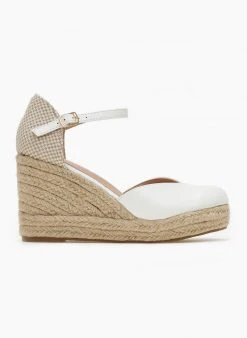 The Fashion Project Εσπαντρίγιες Platforms με μπαρέτα - Λευκό