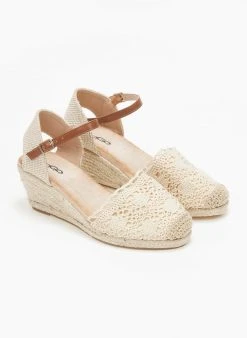 The Fashion Project Εσπαντρίγιες Platforms με μπαρέτα - Μπεζ -The Fashion Project κατάστημα espantrigies platforms me mpareta 111000 yns7