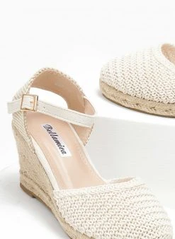 The Fashion Project Εσπαντρίγιες Platforms πλεκτές - Μπεζ -The Fashion Project κατάστημα espantrigies platforms plektes 111138 3cnt