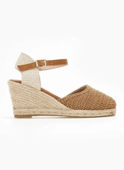 The Fashion Project Εσπαντρίγιες Platforms πλεκτές - Κάμελ