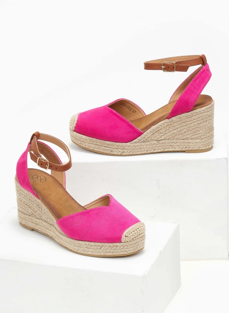 The Fashion Project Εσπαντρίγιες Platforms Suede με μπαρέτα - Φούξια 5 The Fashion Project Εσπαντρίγιες Platforms Suede με μπαρέτα - Φούξια - Image 3