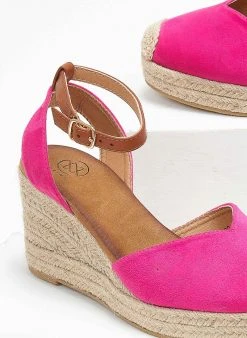 The Fashion Project Εσπαντρίγιες Platforms Suede με μπαρέτα - Φούξια 9 The Fashion Project Εσπαντρίγιες Platforms Suede με μπαρέτα - Φούξια -The Fashion Project κατάστημα espantrigies platforms suede me mpareta 111681 ck29