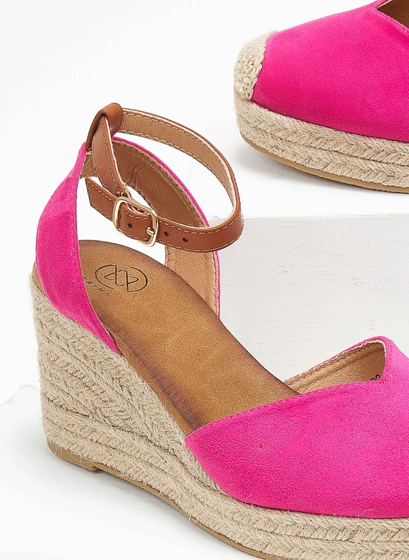 The Fashion Project Εσπαντρίγιες Platforms Suede με μπαρέτα - Φούξια 6 The Fashion Project Εσπαντρίγιες Platforms Suede με μπαρέτα - Φούξια - Image 4