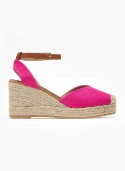 The Fashion Project Εσπαντρίγιες Platforms Suede με μπαρέτα - Φούξια