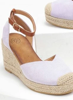 The Fashion Project Εσπαντρίγιες Platforms Suede με μπαρέτα - Λιλά -The Fashion Project κατάστημα espantrigies platforms suede me mpareta 111682 5hcb