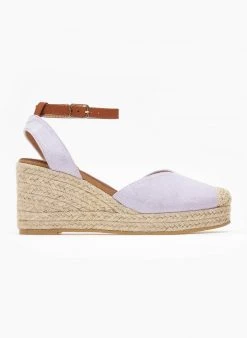 The Fashion Project Εσπαντρίγιες Platforms Suede με μπαρέτα - Λιλά