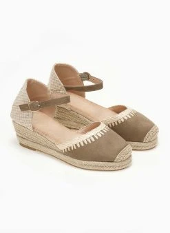 TFP Εσπαντρίγιες Platforms Suede με μπαρέτα - Χακί -The Fashion Project κατάστημα espantrigies platforms suede me mpareta 111685 xgp0