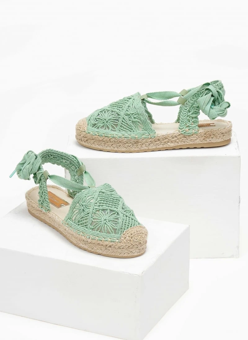 The Fashion Project Εσπαντρίγιες πλεκτές Lake Up - Μέντα 5 The Fashion Project Εσπαντρίγιες πλεκτές Lake Up - Μέντα - Image 3