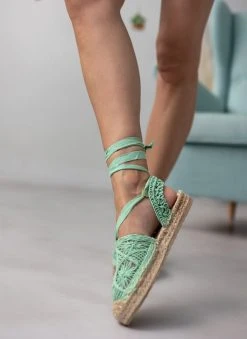 The Fashion Project Εσπαντρίγιες πλεκτές Lake Up - Μέντα 15 The Fashion Project Εσπαντρίγιες πλεκτές Lake Up - Μέντα -The Fashion Project κατάστημα espantrigies plektes lake up 110950 o9wr