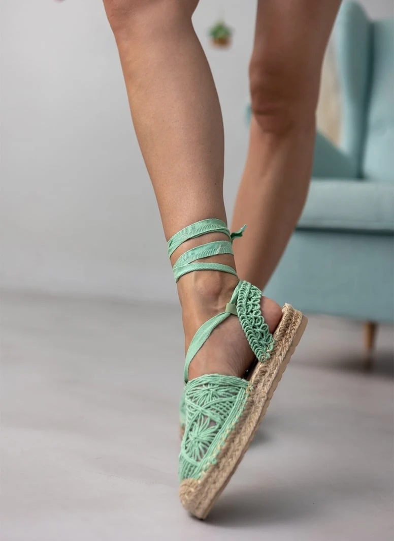 The Fashion Project Εσπαντρίγιες πλεκτές Lake Up - Μέντα 9 The Fashion Project Εσπαντρίγιες πλεκτές Lake Up - Μέντα - Image 7