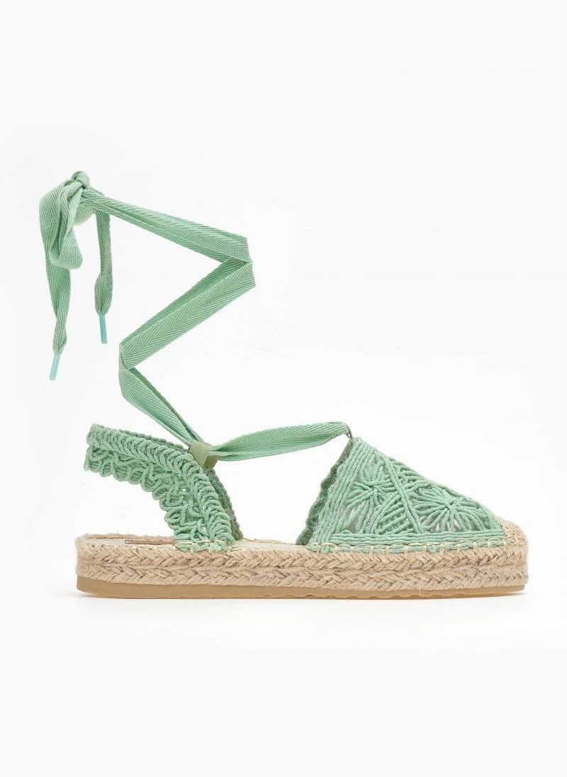 The Fashion Project Εσπαντρίγιες πλεκτές Lake Up - Μέντα 4 The Fashion Project Εσπαντρίγιες πλεκτές Lake Up - Μέντα - Image 2