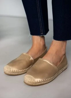 The Fashion Project Εσπαντρίγιες σατέν με σχοινί στη σόλα - Μπεζ