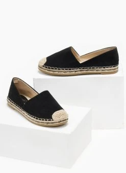 The Fashion Project Εσπαντρίγιες Suede - Μαύρο -The Fashion Project κατάστημα espantrigies suede 110632 h1rj