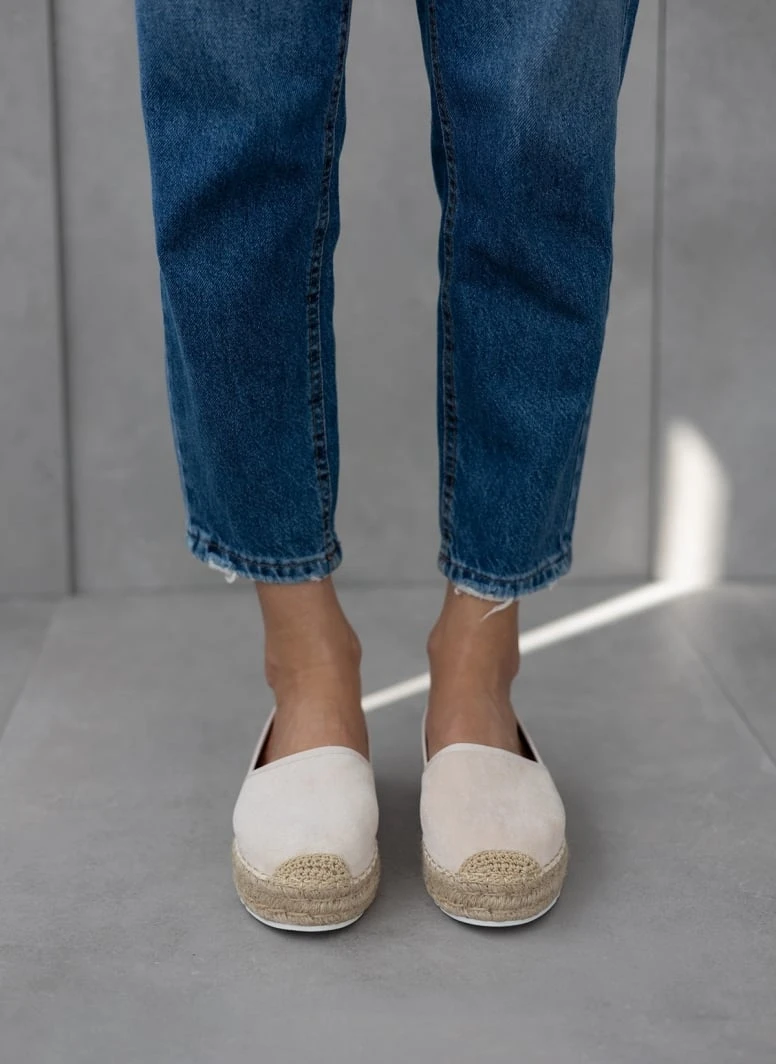 The Fashion Project Εσπαντρίγιες Suede με εξωτερική ραφή - Μπεζ 9 The Fashion Project Εσπαντρίγιες Suede με εξωτερική ραφή - Μπεζ - Image 7