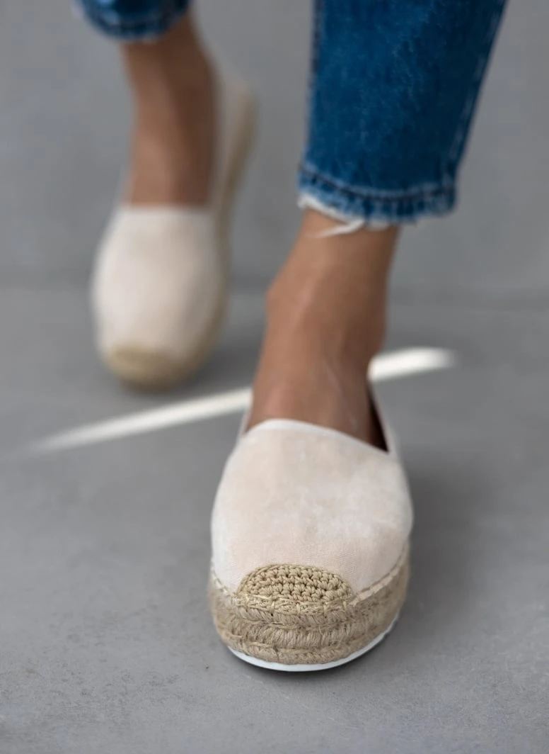 The Fashion Project Εσπαντρίγιες Suede με εξωτερική ραφή - Μπεζ 6 The Fashion Project Εσπαντρίγιες Suede με εξωτερική ραφή - Μπεζ - Image 4