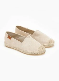 The Fashion Project Εσπαντρίγιες Suede με εξωτερική ραφή - Μπεζ -The Fashion Project κατάστημα espantrigies suede me ekswteriki rafi 111663 2nks