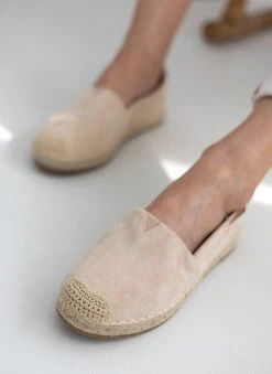 The Fashion Project Εσπαντρίγιες Suede με εξωτερική ραφή - Μπεζ