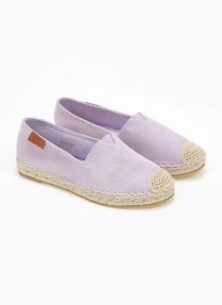 The Fashion Project Εσπαντρίγιες Suede με εξωτερική ραφή - Λιλά -The Fashion Project κατάστημα espantrigies suede me ekswteriki rafi 111665 1h1w