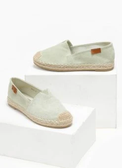 The Fashion Project Εσπαντρίγιες Suede με εξωτερική ραφή - Βεραμάν -The Fashion Project κατάστημα espantrigies suede me ekswteriki rafi 111666 h636