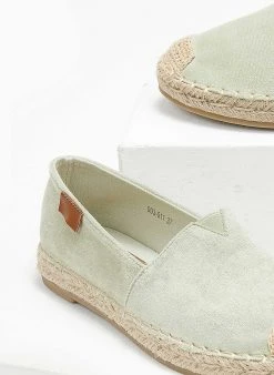 The Fashion Project Εσπαντρίγιες Suede με εξωτερική ραφή - Βεραμάν -The Fashion Project κατάστημα espantrigies suede me ekswteriki rafi 111666 iwn0