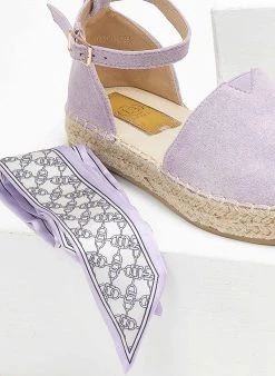 The Fashion Project Εσπαντρίγιες Suede με μπαρέτα - Λιλά -The Fashion Project κατάστημα espantrigies suede me mpareta 111672 2e1a