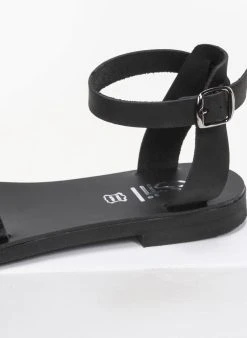 Σανδάλια δερμάτινα με Pattern Tfp - Μαύρο 11 Σανδάλια δερμάτινα με Pattern Tfp - Μαύρο -The Fashion Project κατάστημα estil dermatina isia pedila me pattern fidi 91273 s9xs