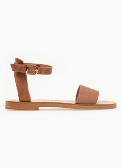 Σανδάλια δερμάτινα με Pattern Tfp - Ταμπά -The Fashion Project κατάστημα estil dermatina isia pedila me pattern fidi 91274 u91g