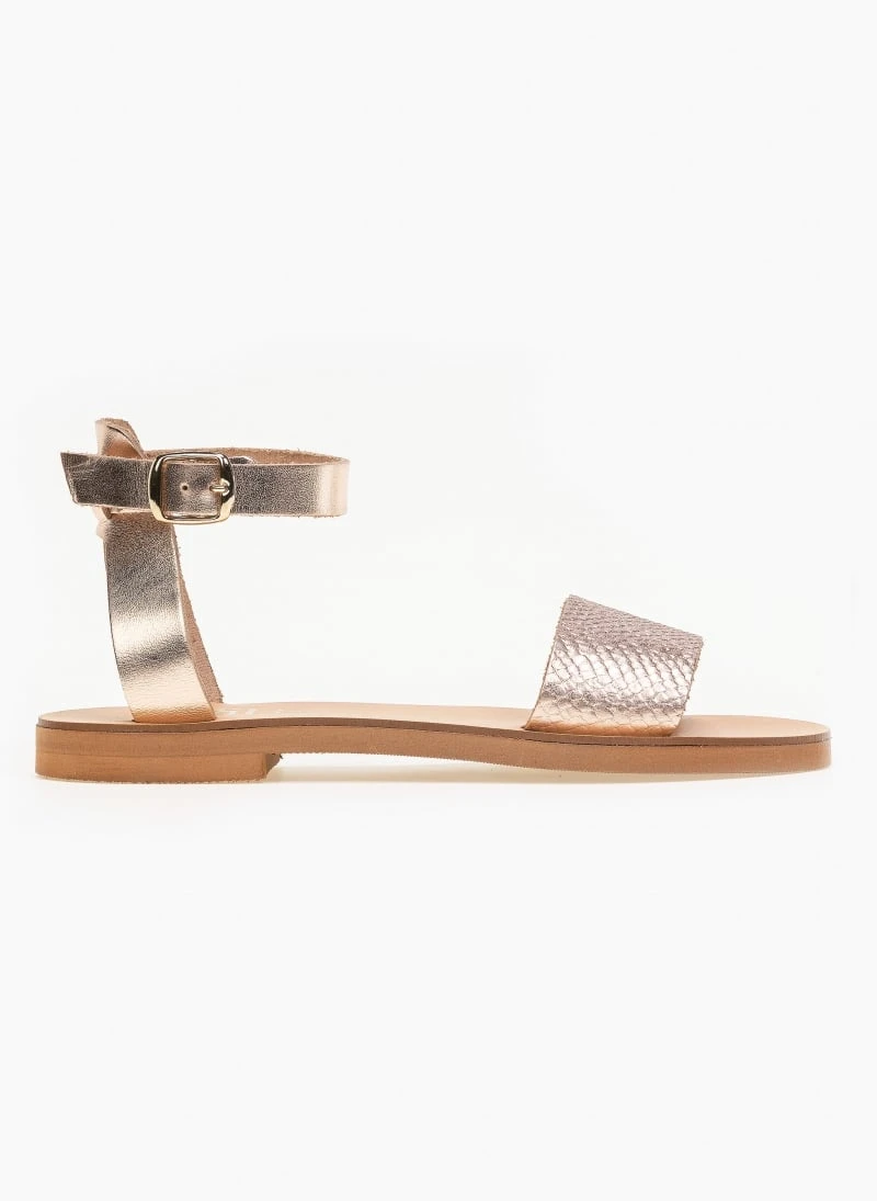 Σανδάλια δερμάτινα με Pattern Tfp - Χαλκός 8 Σανδάλια δερμάτινα με Pattern Tfp - Χαλκός - Image 6