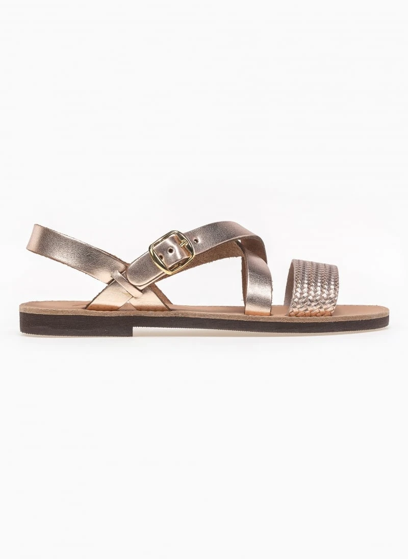 Σανδάλια δερμάτινα Crossover Estil - Χαλκός 6 Σανδάλια δερμάτινα Crossover Estil - Χαλκός - Image 4