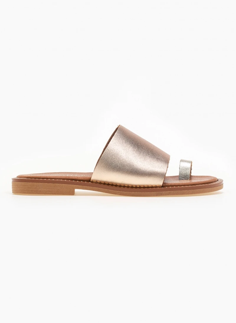Σανδάλια δερμάτινα με φαρδιά φάσα Estil - Χαλκός 10 Σανδάλια δερμάτινα με φαρδιά φάσα Estil - Χαλκός - Image 8