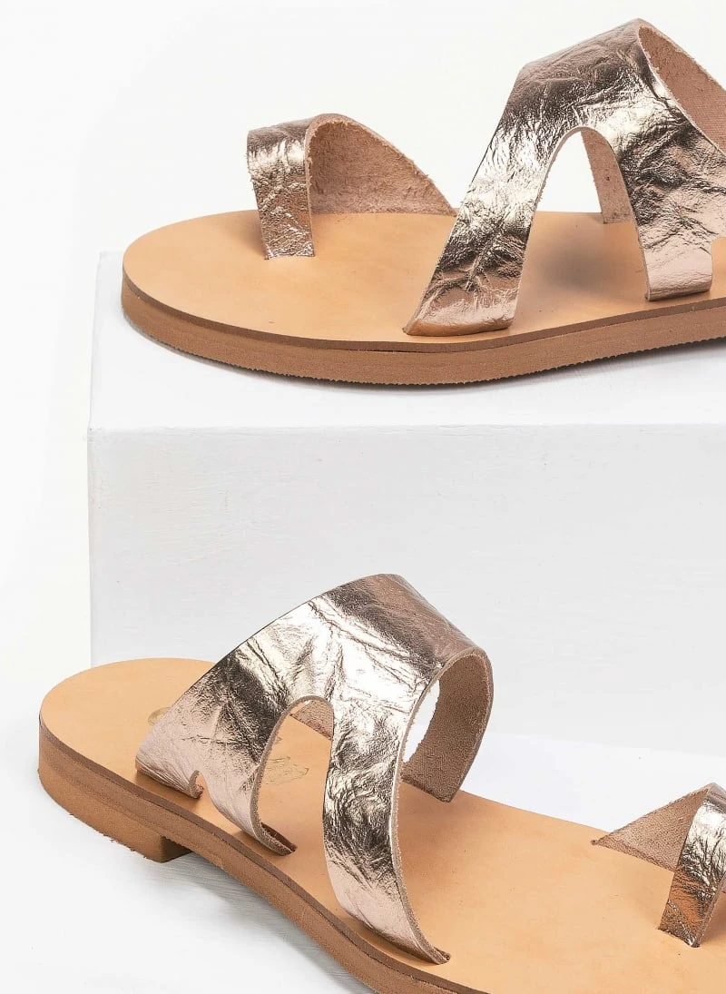 Σανδάλια δερμάτινα με ανοίγματα Estil - Mocha 4 Σανδάλια δερμάτινα με ανοίγματα Estil - Mocha - Image 2