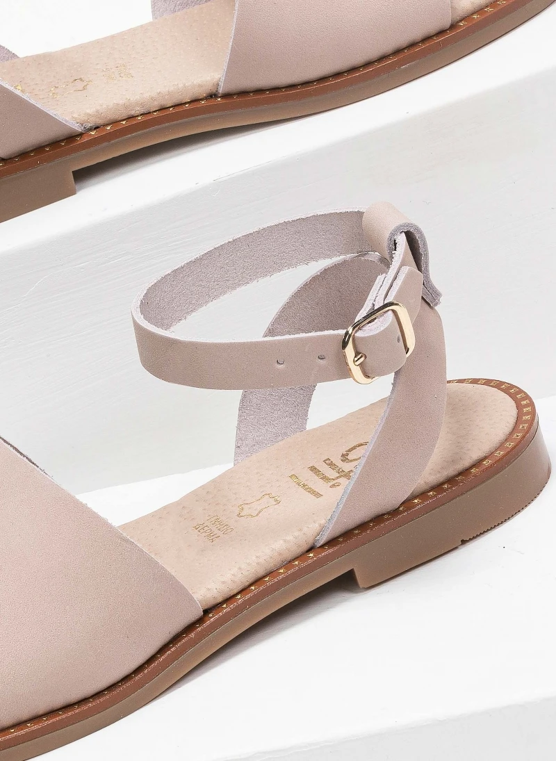 The Fashion Project Σανδάλια δερμάτινα Ankle Strap - Nude 6 The Fashion Project Σανδάλια δερμάτινα Ankle Strap - Nude - Image 4