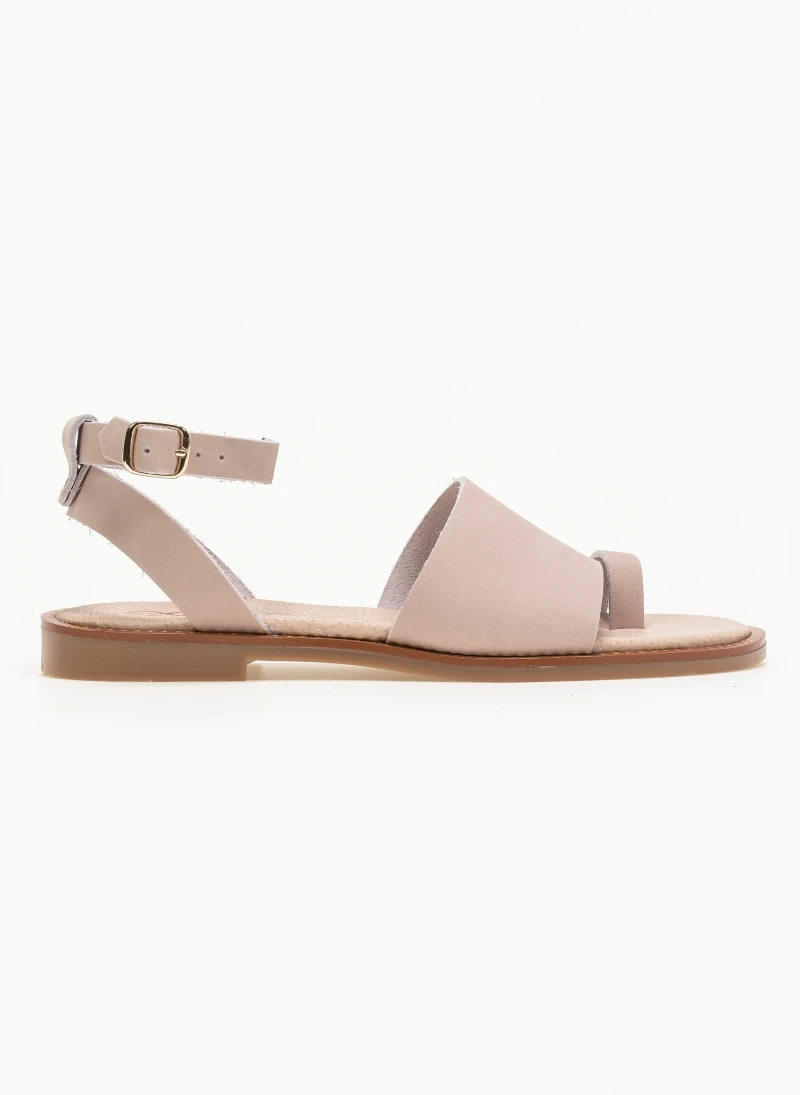 The Fashion Project Σανδάλια δερμάτινα Ankle Strap - Nude 4 The Fashion Project Σανδάλια δερμάτινα Ankle Strap - Nude - Image 2