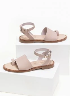 The Fashion Project Σανδάλια δερμάτινα Ankle Strap - Nude 8 The Fashion Project Σανδάλια δερμάτινα Ankle Strap - Nude -The Fashion Project κατάστημα flat dermatina pedila me fardia fasa 90902 v2jx